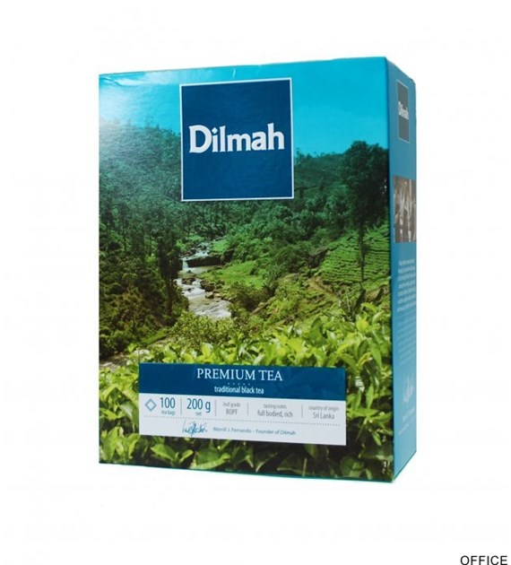 Herbata DILMAH PREMIUM TEA 100szt x2g RG100P PURE CEYLON czarna