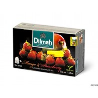 Herbata DILMAH MANGO z TRUSKAWKĄ (20 saszetek) czarna