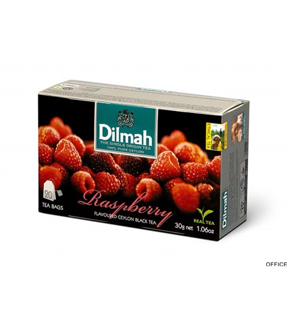 Herbata DILMAH MALINY (20 saszetek) 85041 czarna