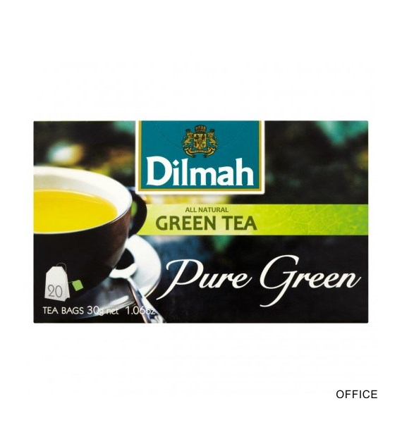 Herbata DILMAH PURE GREEN TEA ekspresowa (20 torebek) 1,5g zielona