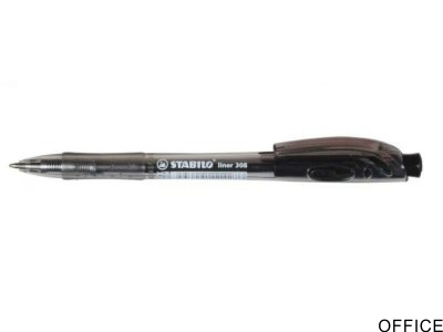 Długopis LINER aut. czarny F308/46 STABILO