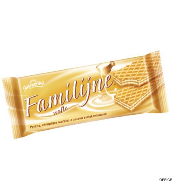 Wafle FAMILIJNE Śmietankowe 180g JUTRZENKA