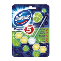 DOMESTOS Zawieszka do toalety KOSTKA POWER5 LIME 55g 96972