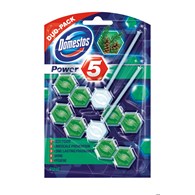 DOMESTOS Zawieszka do toalety POWER5 DUO PINE 7x2x55g 24325