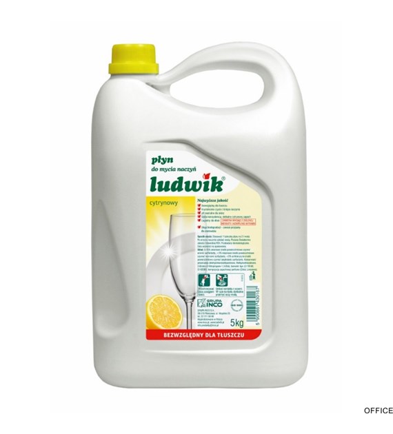 LUDWIK Płyn do naczyń 5L cytrynowy  30167