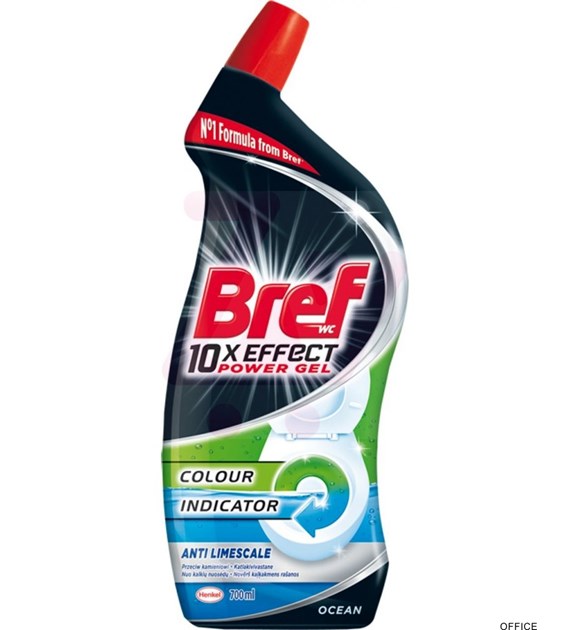 BREF Płyn żel do WC Tornada 700ml Lime scale 0658