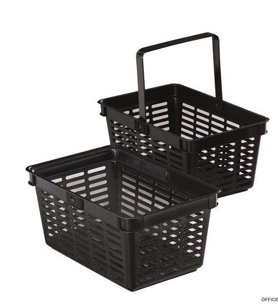 SHOPPING BASKET 19, koszyk na zakupy, czarny 1801565060 DURABLE (X)