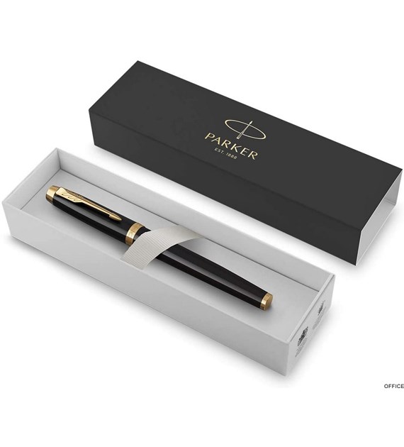 Pióro wieczne (F) PARKER IM BLACK LACQUER GT 1931645, giftbox