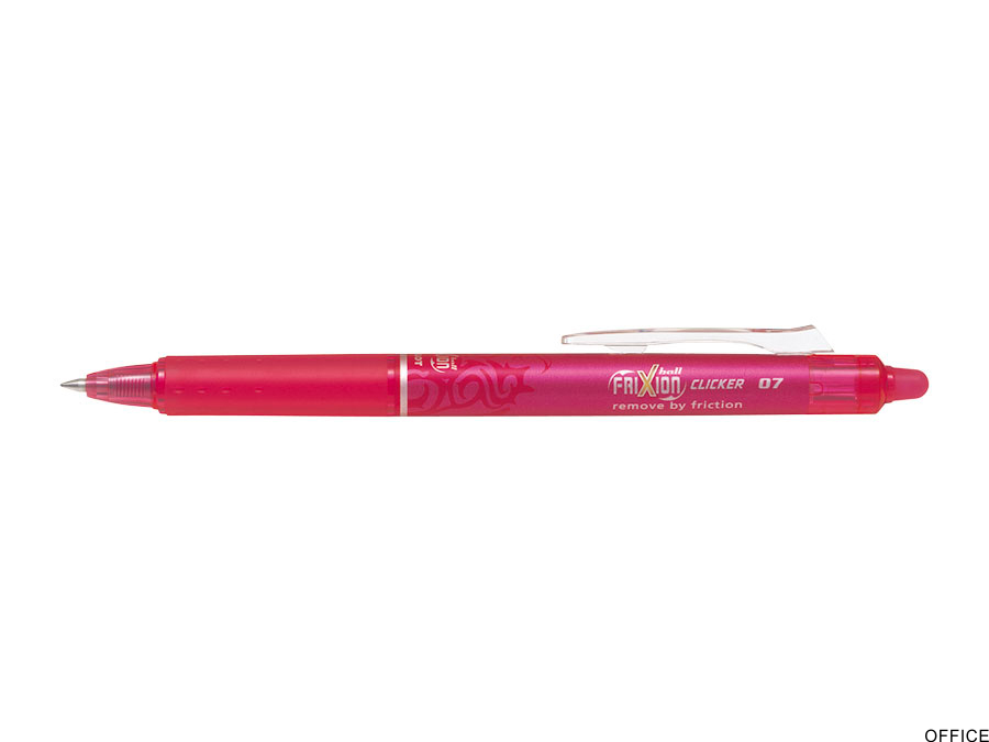 Pióro kulkowe PILOT FRIXION CLICKER różowe PIBLRT-FR7-P