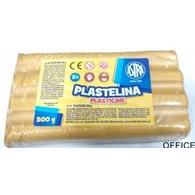 Plastelina metaliczna Astra 500g złota, 303117014