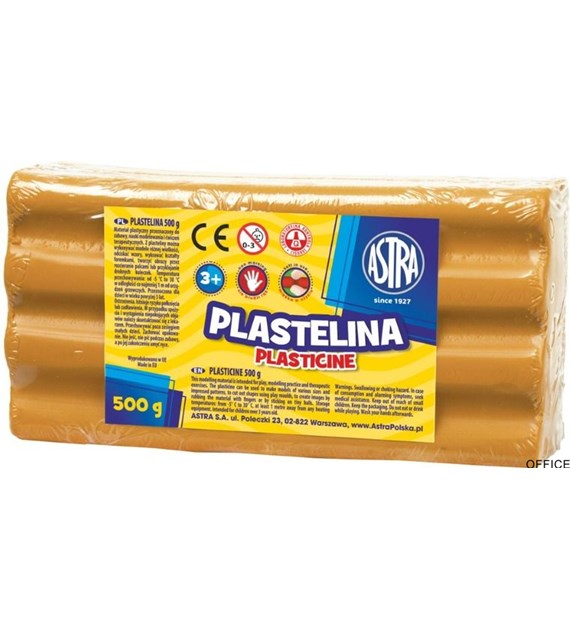 Plastelina Astra 500g pomarańczowa, 303117005