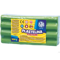 Plastelina Astra 500g zielona jasna, 303117010