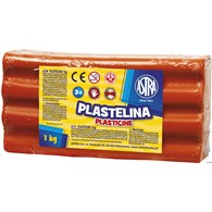 Plastelina Astra 1 kg czerwona, 303111006