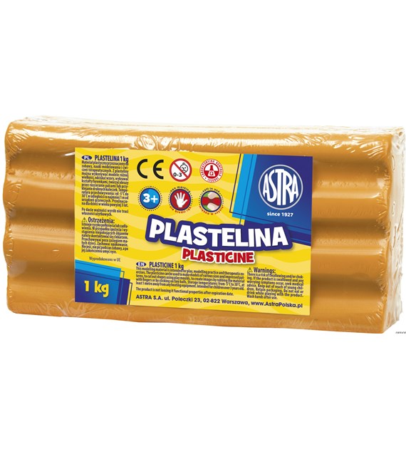 Plastelina Astra 1 kg pomarańczowa, 303111005