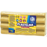 Plastelina Astra 1 kg brązowa jasna, 303111020 (X)