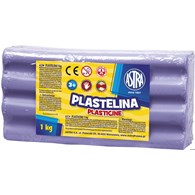 Plastelina Astra 1 kg fioletowa jasna, 303111011