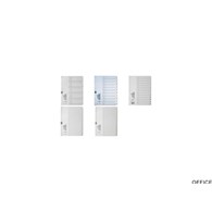 Przekładki kartonowe, 5-częściowe, 1 - 5, kol or biały P3100308 DURABLE (X)