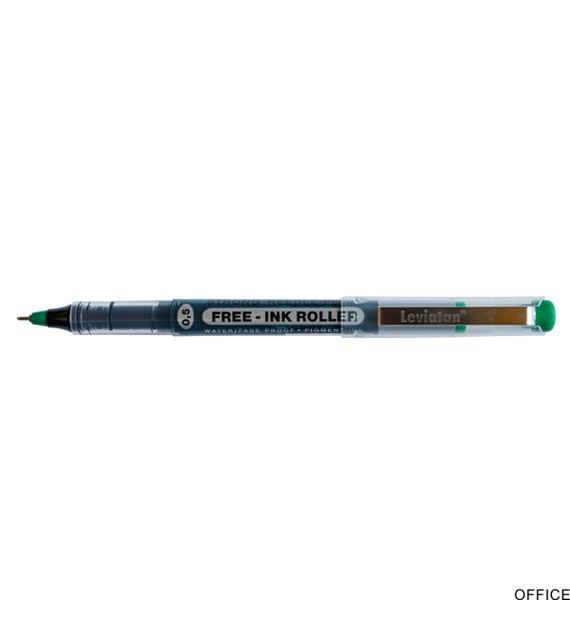 Pióro kapilarne CFR-155NP zielone ROLLER PEN 165013 LEVIATAN