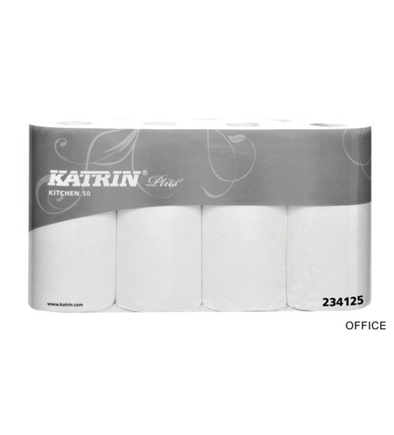 Ręczniki kuchenne KATRIN PLUS Kitchen 50, 4-Pack, 234125, opakowanie: 4 rolki