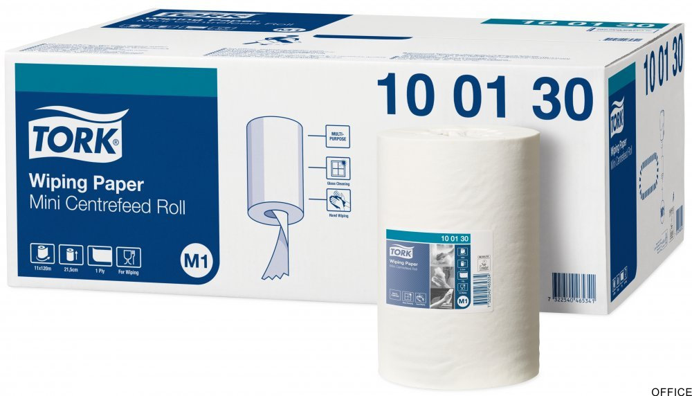 Ręcznik w roli mini 1 warstwa TORK Advanced 415 biały mini 100130