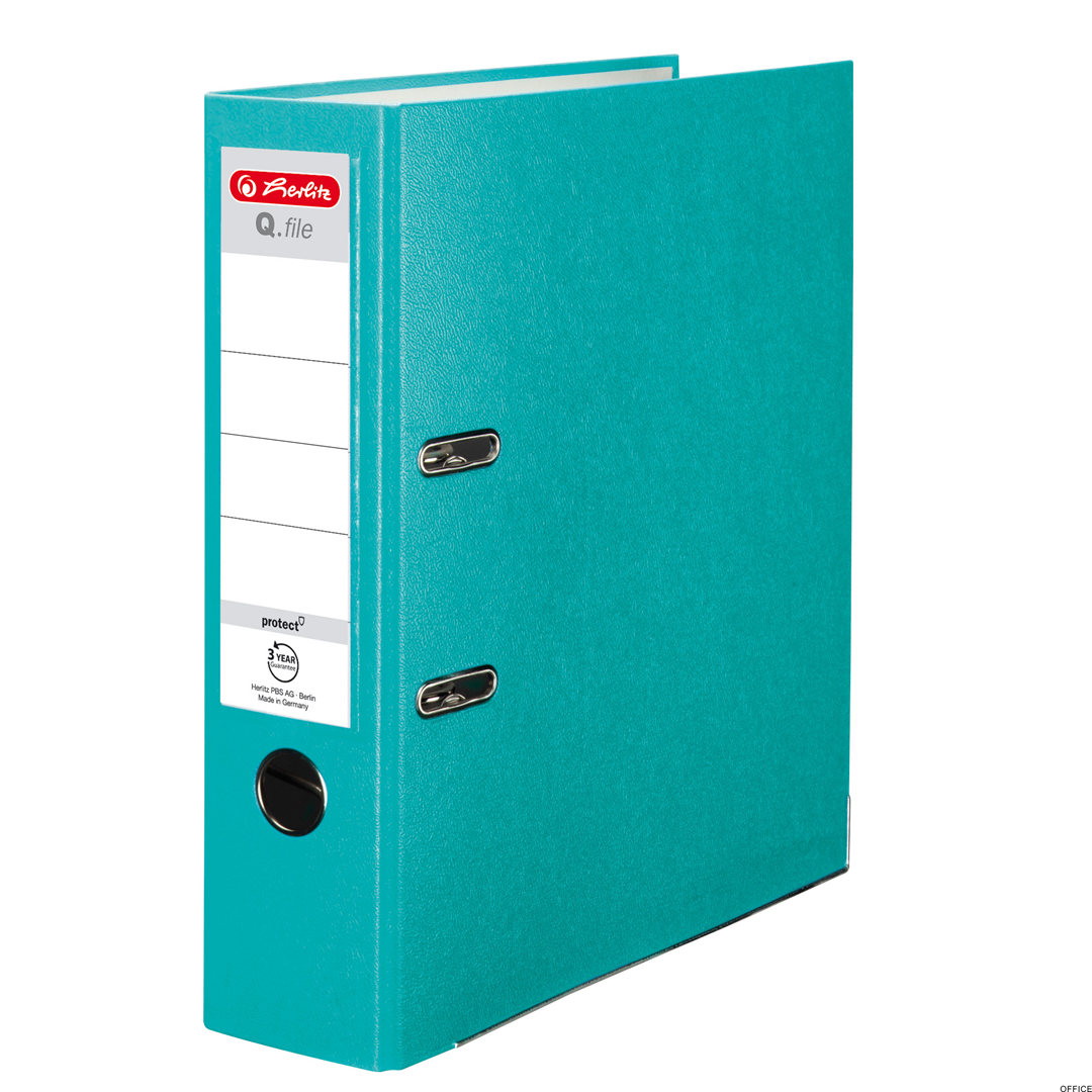 Segregator A4/80 Q.FILE turkus 11178928 Herlitz