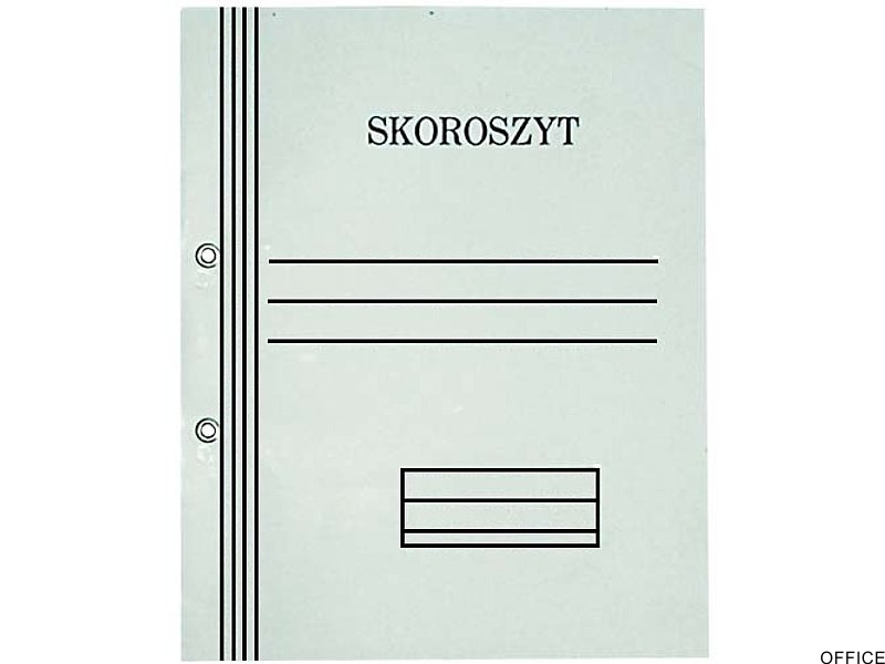 Skoroszyt oczkowy biały A4 pełny 350g 50szt. KIEL-TECH