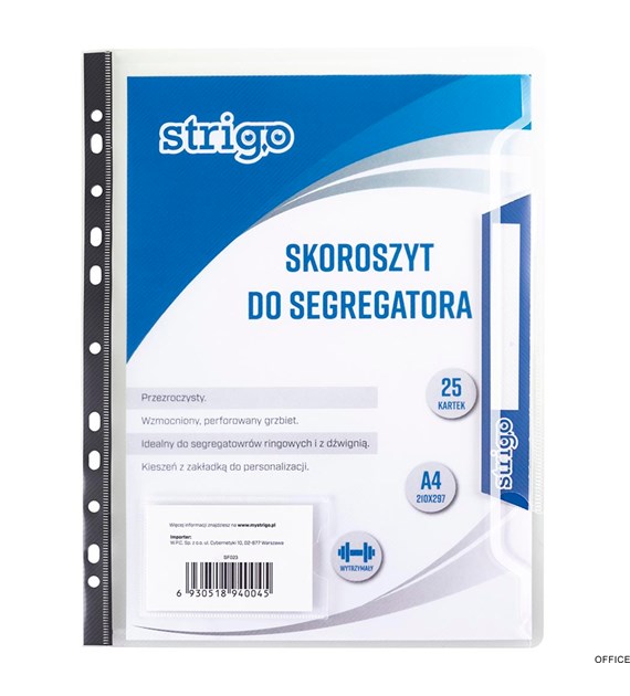 Skoroszyt PP A4 SF023 STRIGO