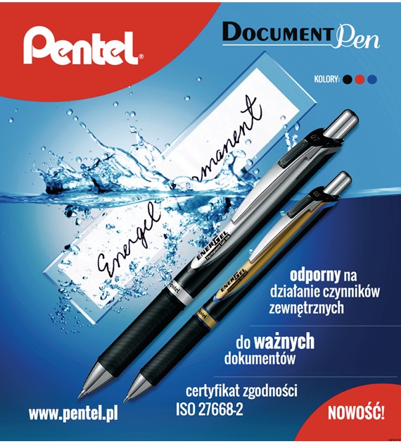 Wkład wymienny EnerGel 0,5mm niebieski LRP5-C PENTEL - DocumentPen