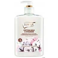 LUKSJA Mydło w płynie z dozownikiem 500 ml COTTON MILK&VITAM  8872