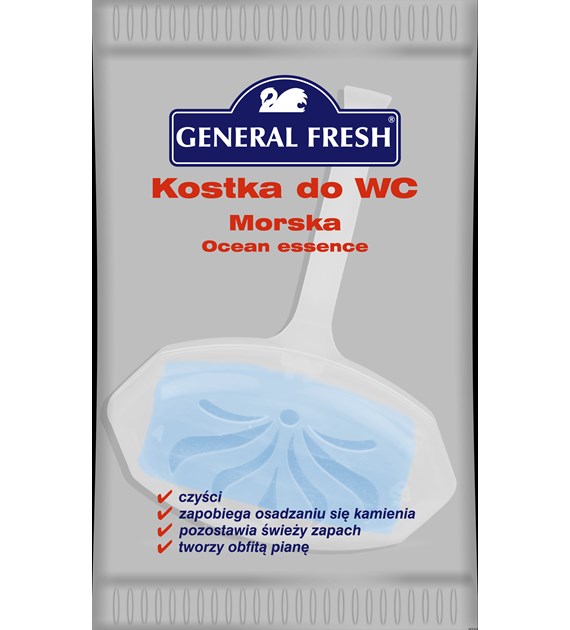 Kostka do WC zawieszka 35g morze GENERAL FRESH