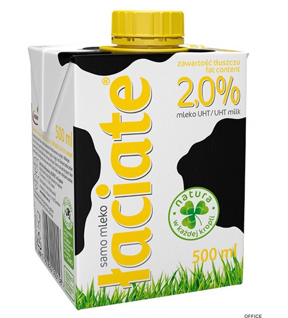 Mleko ŁACIATE UHT 2% 0.5L