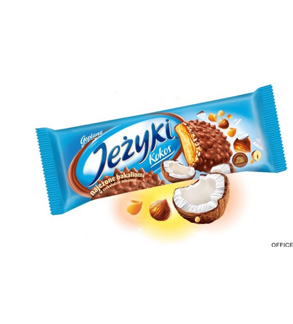 Ciastka JEŻYKI KOKOS 140g