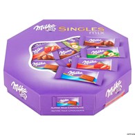 Czekoladki MILKA SINGLES bombonierka MIX 138g