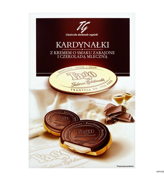 Ciastka KARDYNAŁKI TAGO zabajone 180g