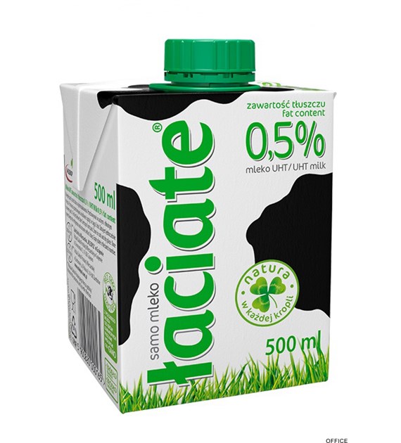 Mleko ŁACIATE UHT 0.5% 0.5L