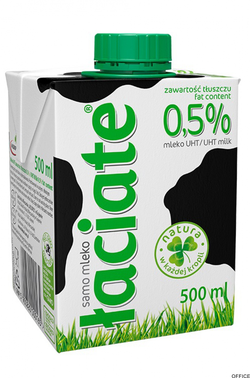 Mleko ŁACIATE UHT 0.5% 0.5L