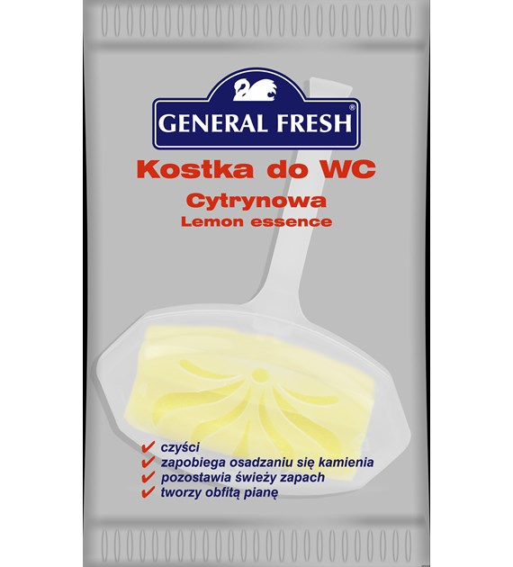 Kostka do WC zawieszka 35g cytryna GENERAL FRESH