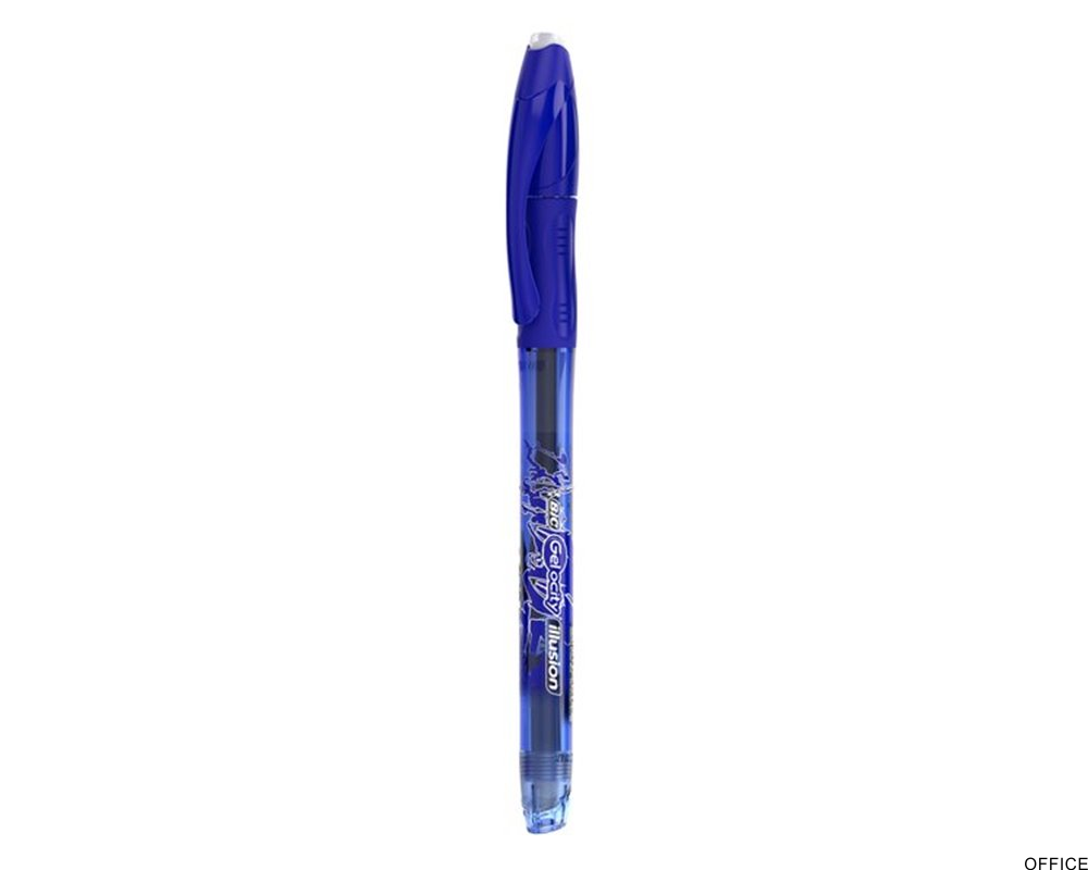 Długopis wymazywalny BIC Gel-ocity Illusion niebieski, 943440