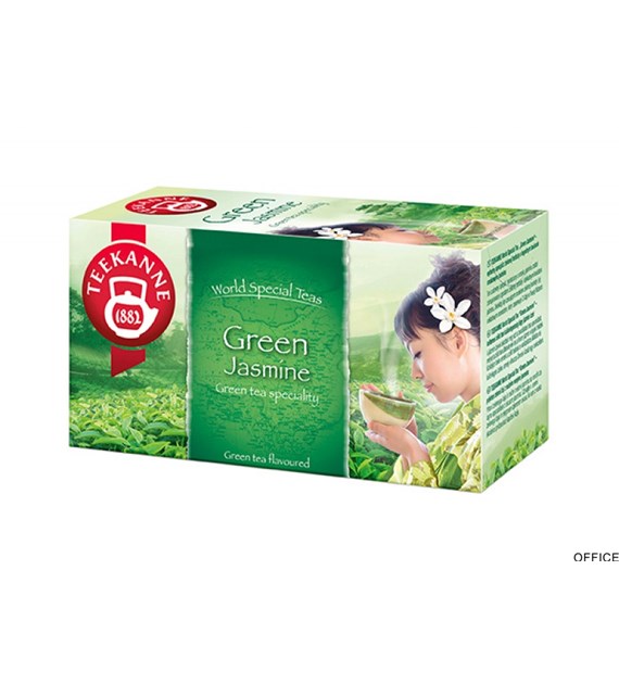 Herbata TEEKANNE GREEN TEA JAŚMIN 20t zielona