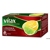 Herbata VITAX INSPIRATIONS LIMONKA&CYTRYNA 20t*2g zawieszka