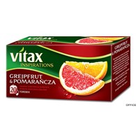 Herbata VITAX INSPIRATIONS GREJPFUT&POMARAŃCZA 20t*2g zawieszka