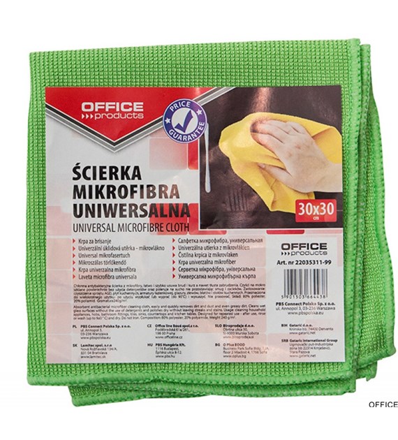 Ścierka uniwersalna mikrofibra 30x30cm mix kolorów 22035311-99