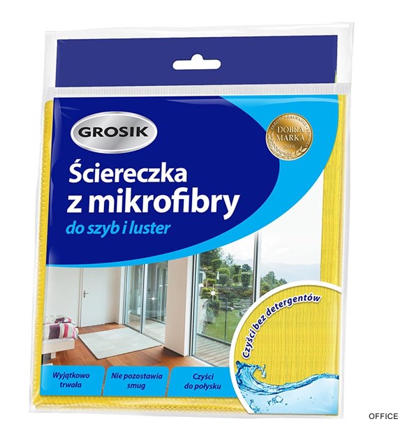 Ściereczka mikrofibra do szyb GROSIK (8269) okien