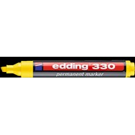 Marker EDDING permanentny ścięta końcówka 1-5mm żółty  330/005/z ed