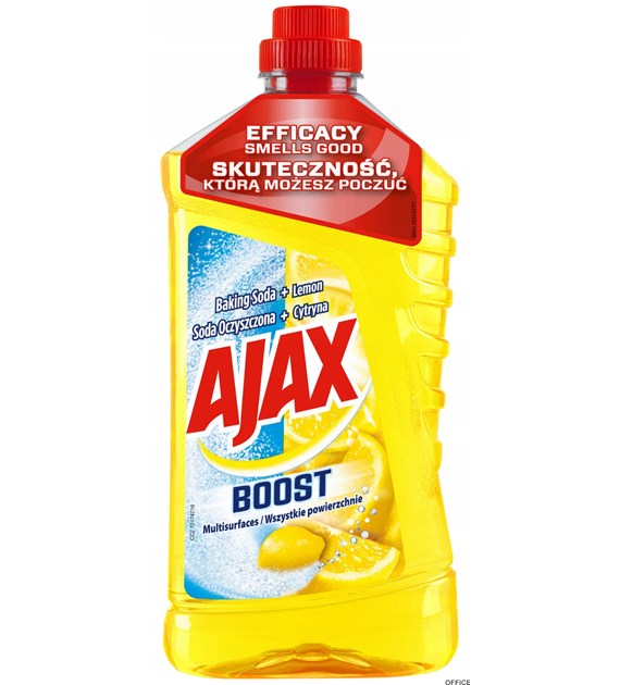 AJAX Płyn do mycia podłóg BOOST SODA 1l Cytryna *90160