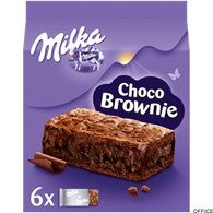 Ciastka MILKA Choco Brownie z czekoladą i kawałkami czekolady mlecznej 6 szt