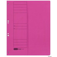 Skoroszyt kartonowy ELBA 1/2 A4, oczkowy, czerwony, 100551882