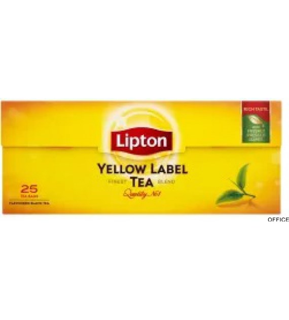 Herbata LIPTON YELLOW LABEL 25 torebek