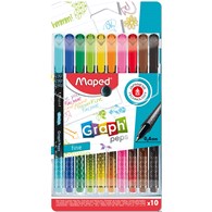 Cienkopis GRAPH PEPS DECO 10 szt etui Maped 749050