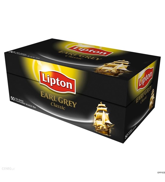 Herbata LIPTON EARL GREY 50 torebek czarna